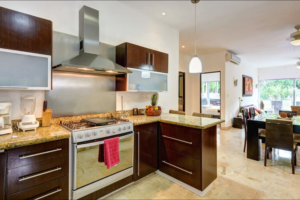 Big open kitchen