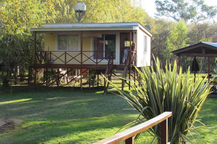 CABAÑA EN EL TIGRE, UNICA! ARROYO SABALOS Y DORADO