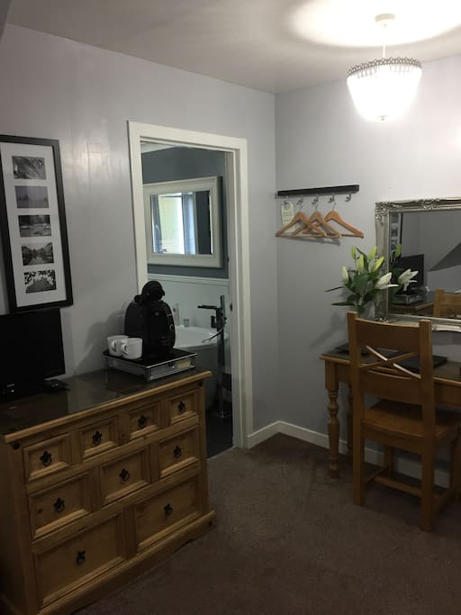 Luxury double bedroom with ensuite bathroom