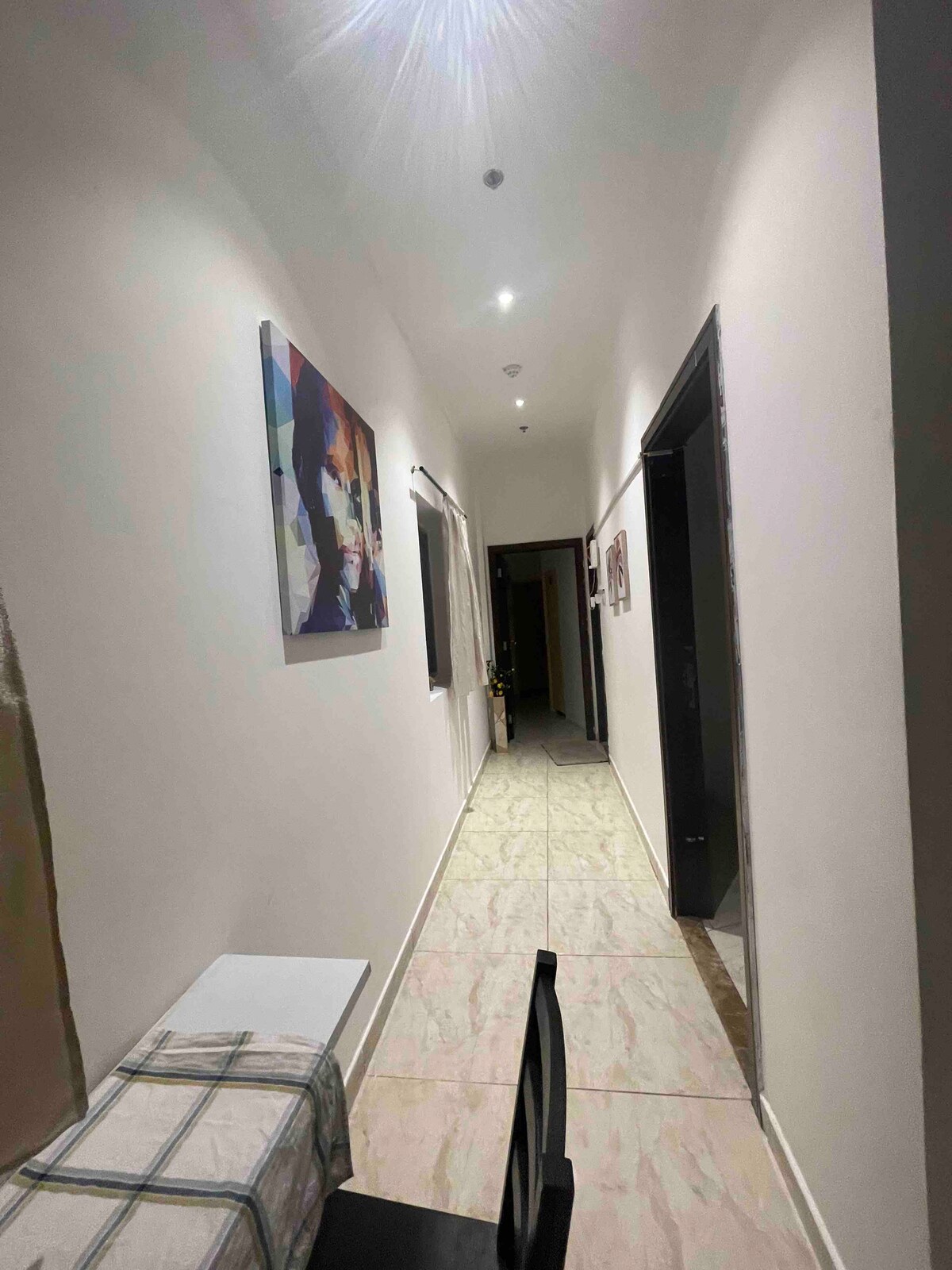 Popular Airbnb listing: Clean Balcony Private pod in dxb in Al Muraqqabat