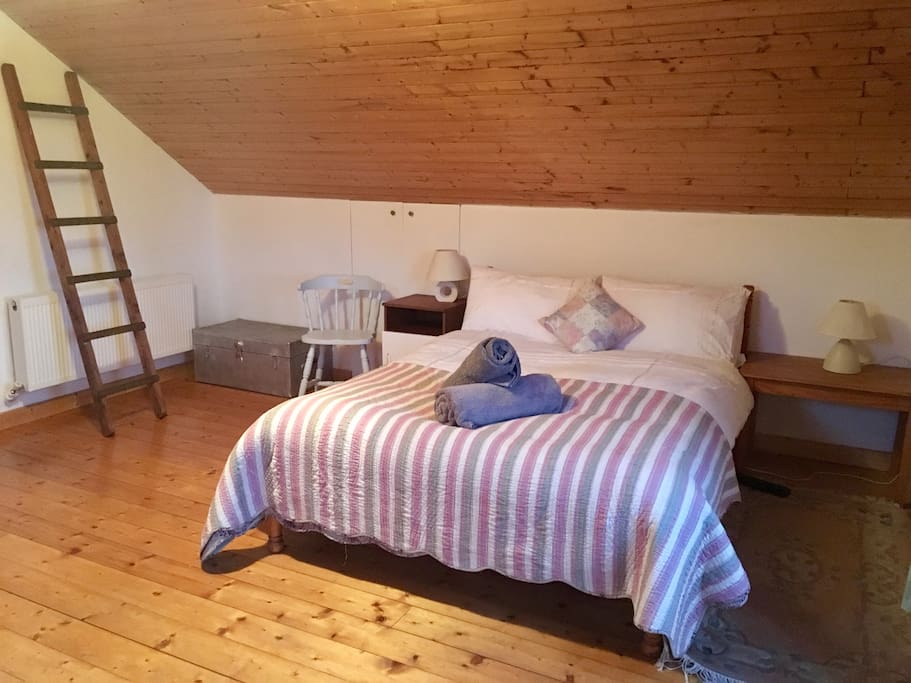 Double room (there's also a single bed in this room)