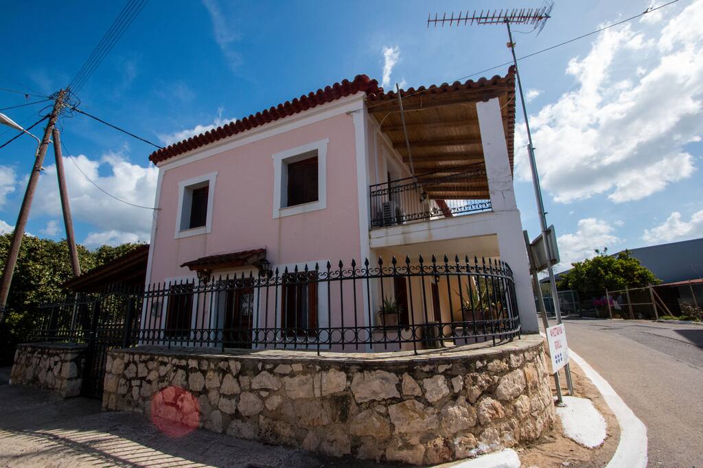 Outside view of the maisonette