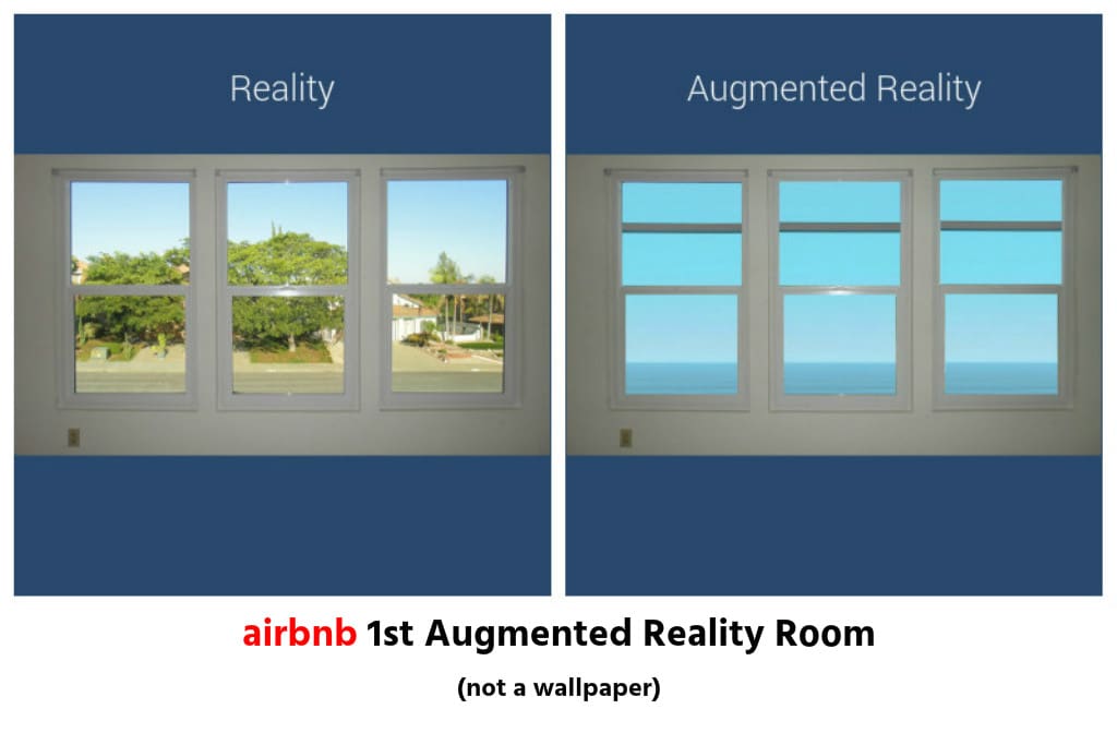 I converted the Street View from the Bedroom Window into Ocean View using Sunlight. Reality vs Augmented Reality.