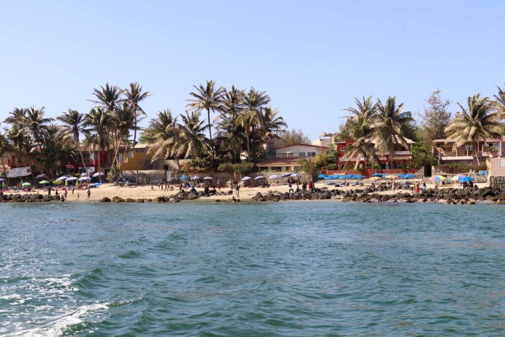 Arrivée 2ème plage sur l'ile de Ngor