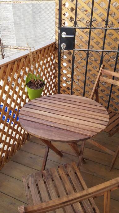 Small balcony