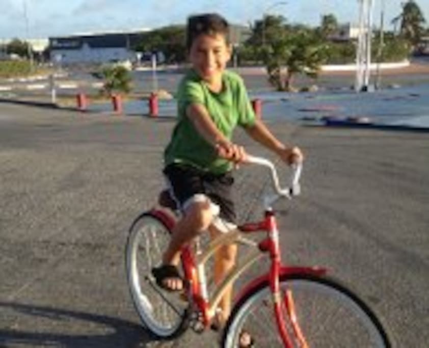 We have the bicycle rental service at a cost of $ 5 per day.