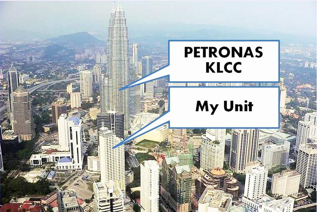 Walking Distance to KLCC from my apartment.