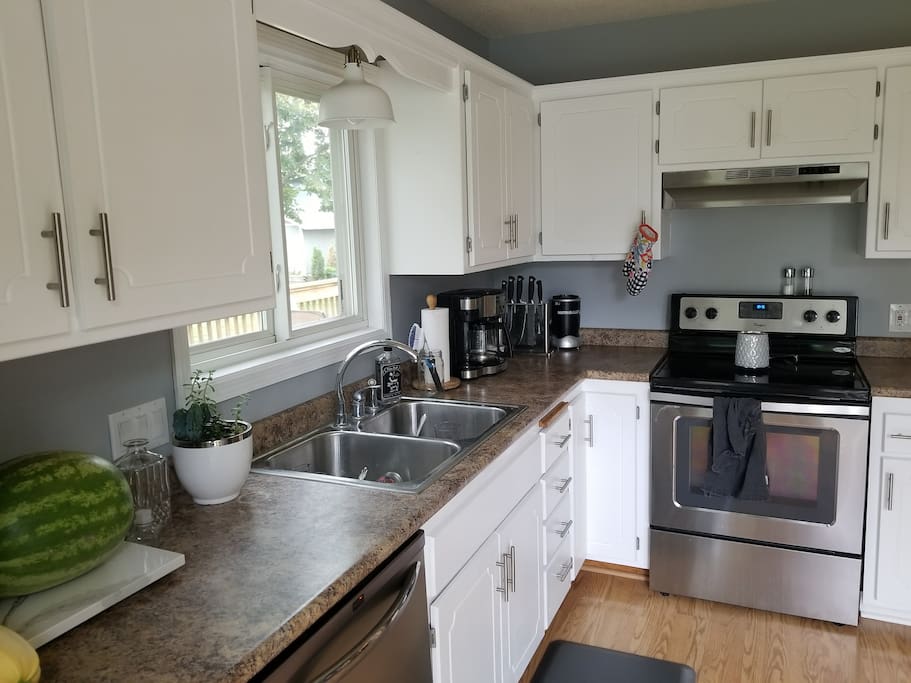 Shared kitchen space with owners