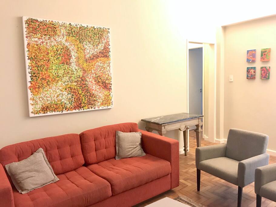 Já viu essa sala? Uma delícia para ficar com a família ou amigos
