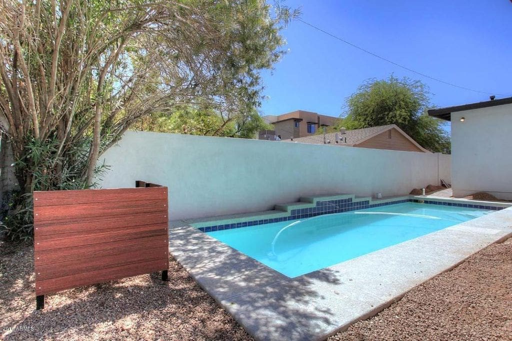 Brand New Pool with patio furniture.