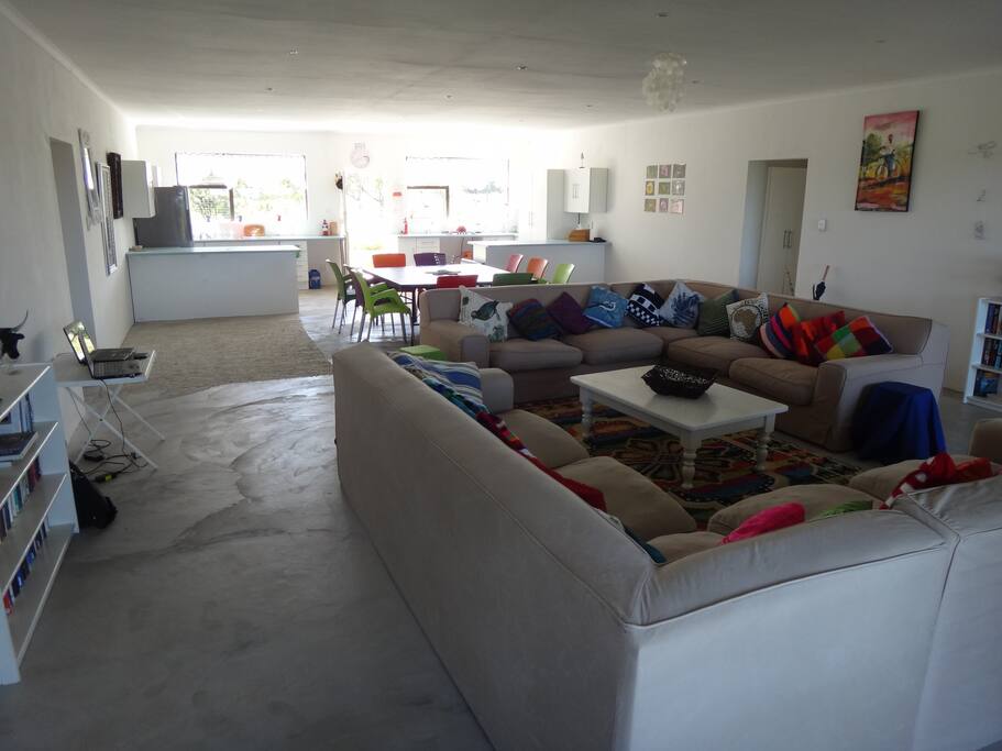 Large open plan living area