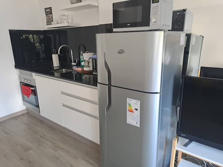 Departamento de 1 dormitorio con balcón y parrilla en Palermo Hollywood