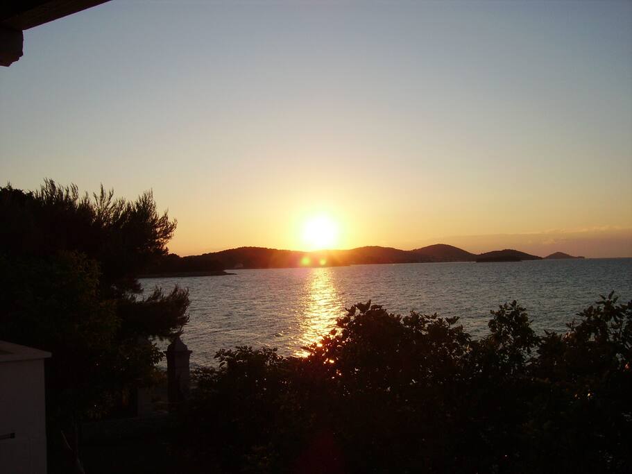 Sunset from the terrace