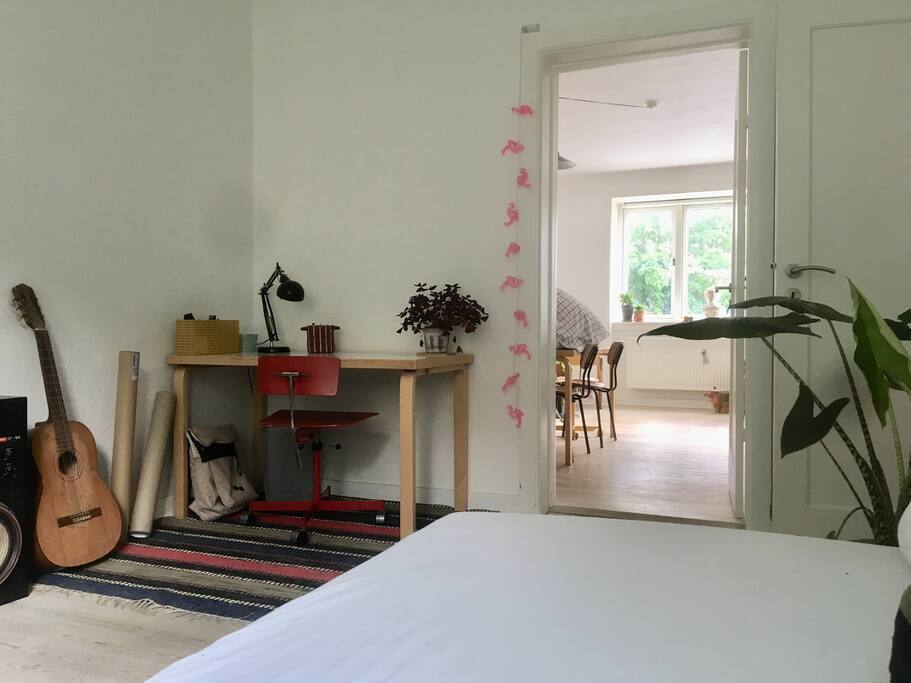 2nd living room with double bed