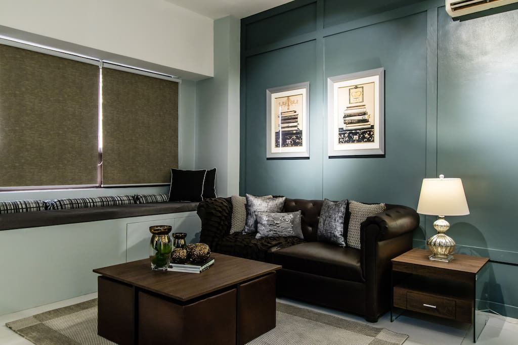 These blinds can help control the amount of natural light you want in the room.