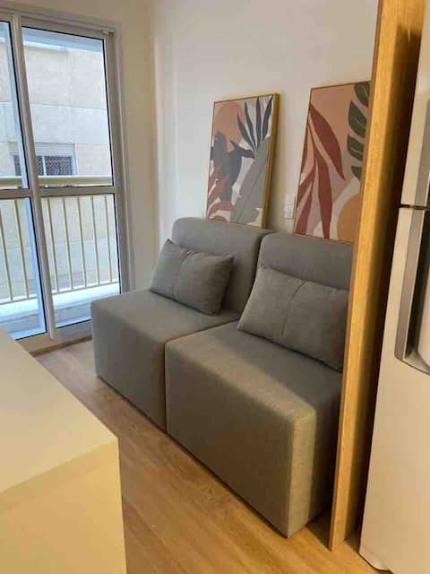 Successful Airbnb property: Comfort and practicality in Pinheiros in Jardim Paulista