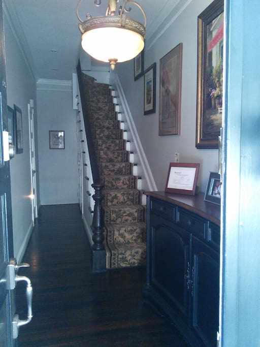 Entrance to upstairs