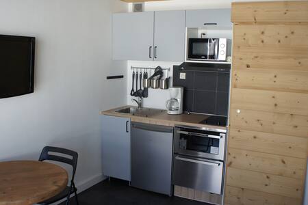 Tignes, studio rénové pour 4 personnes