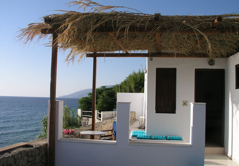 Enjoy the terrace and the spectacular view.