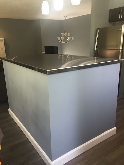 New kitchen island added during remodel!!