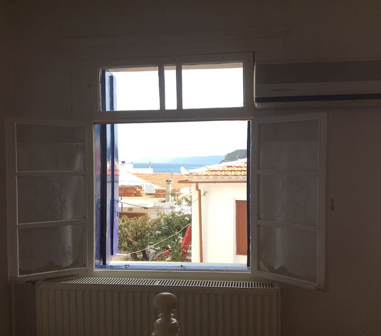 view from attic bedroom