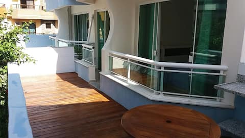 Lindo Apt in Prainha com Varanda Gourmet (2 seats)