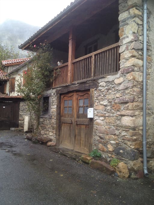 La façade de la maison