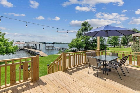 Steps to False River-Dock, covered pier, swimming