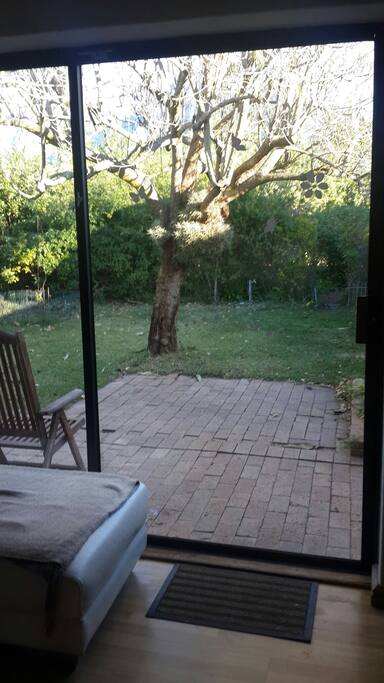 Private garden area