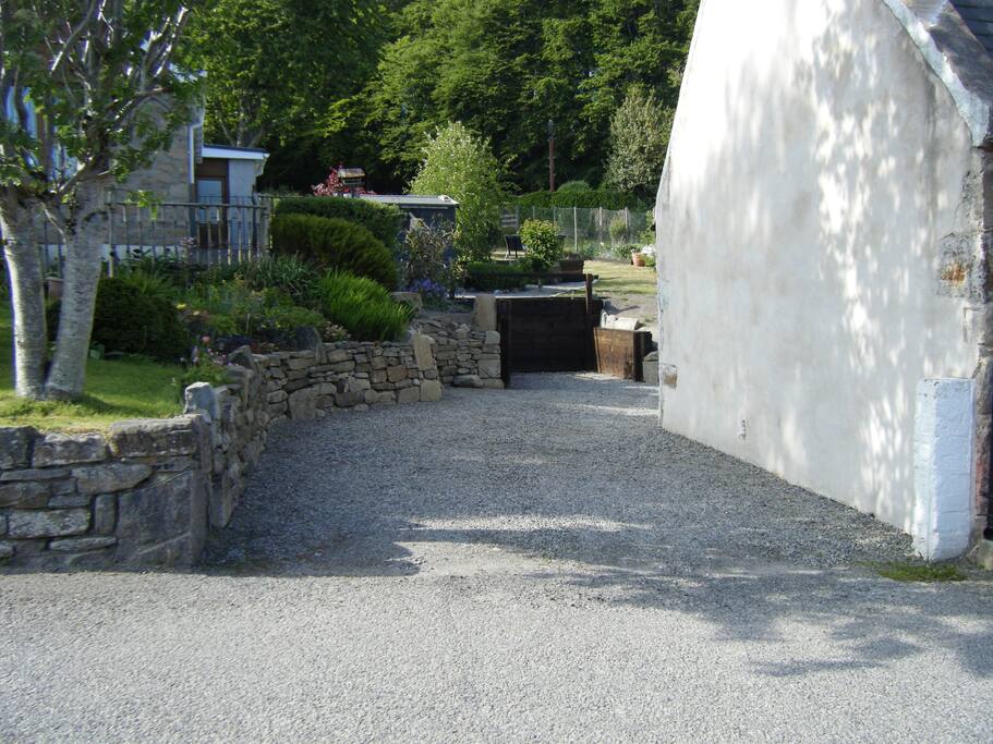 Side and rear parking