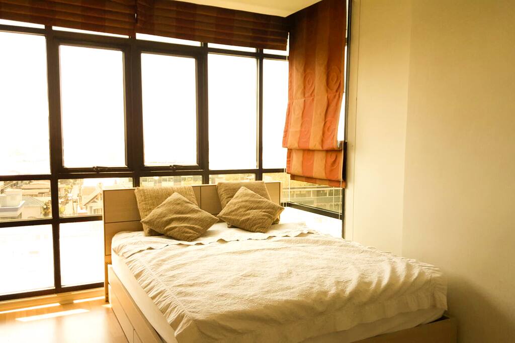 Panoramic view bedroom