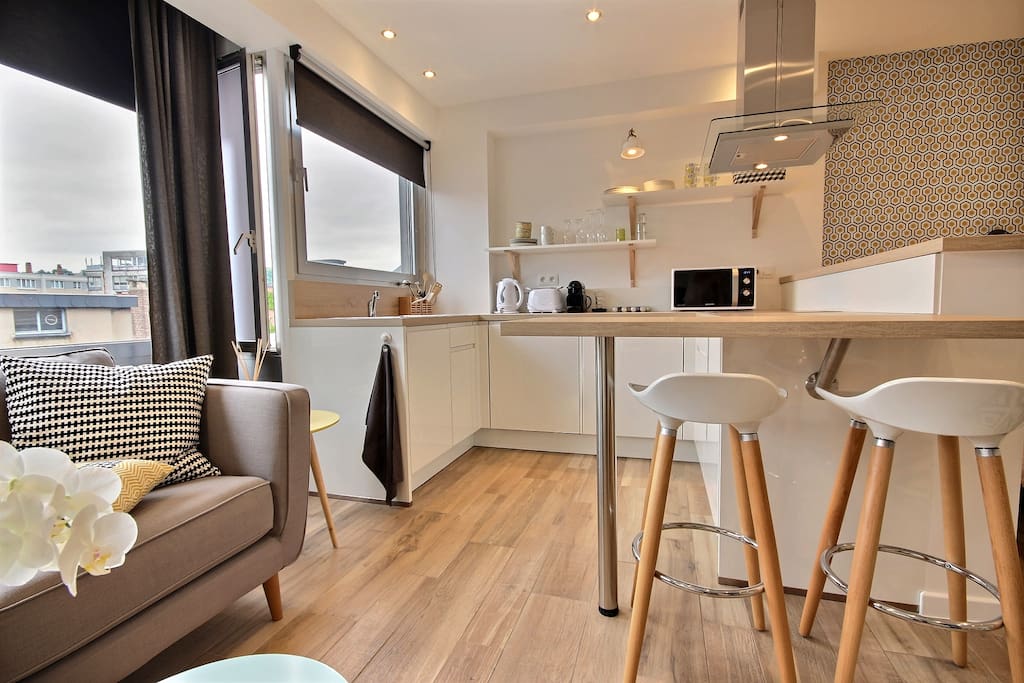 Opened kitchen
