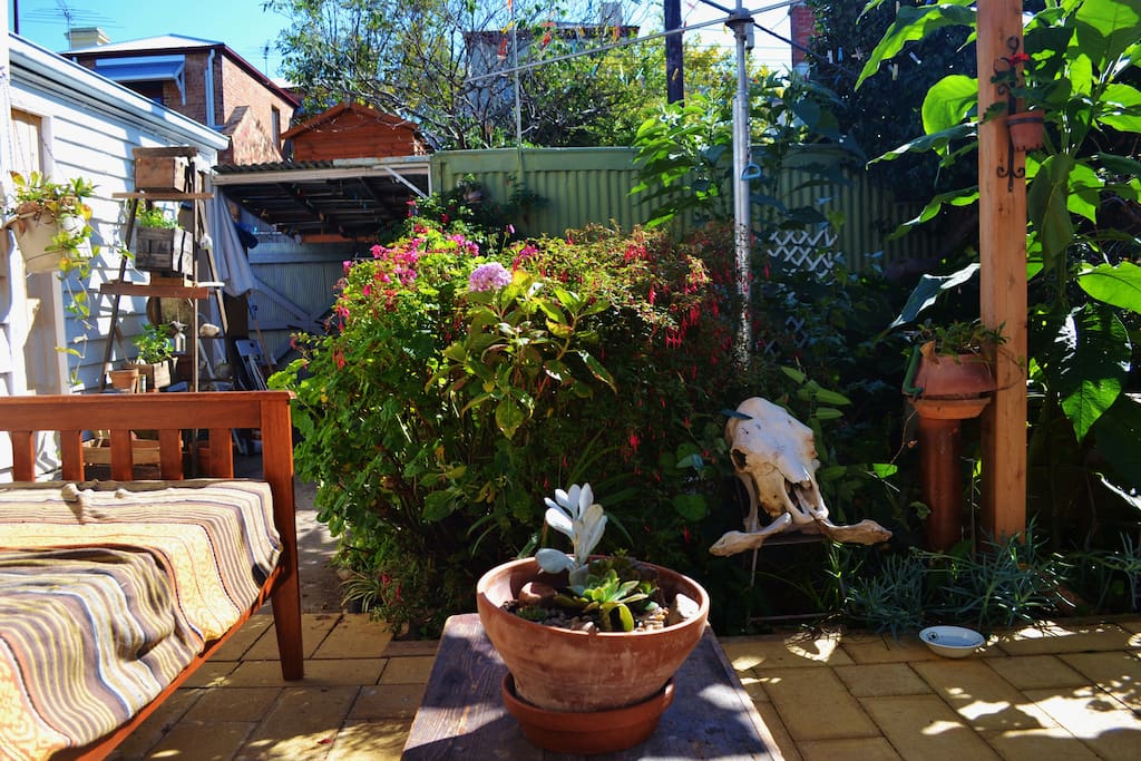 Sunny court yard