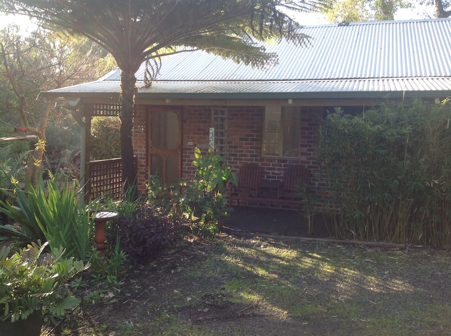 The front of your cottage.