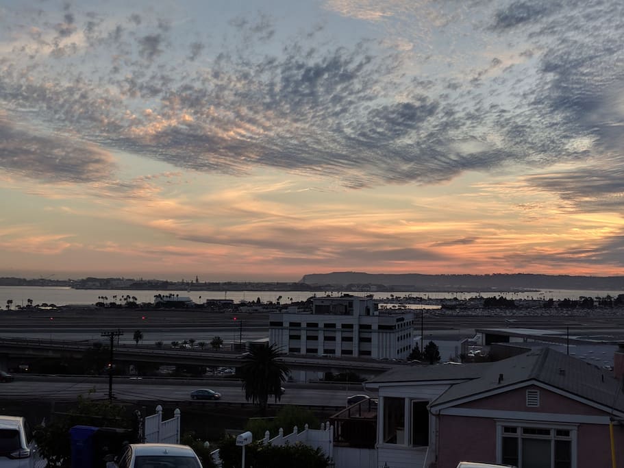 Enjoy incredible sunset views while sitting at kitchen table (high top) or relaxing on the couch