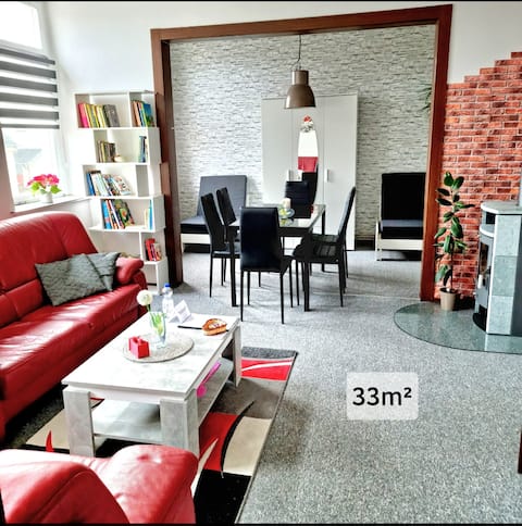 Leistungsstarkes Airbnb: "Blick Mylau" vacation apartment in Vogtland in Vogtlandkreis