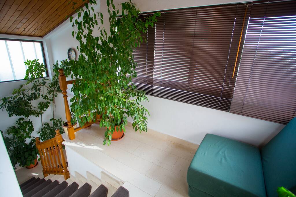 Schody vedoucí k apartmánu