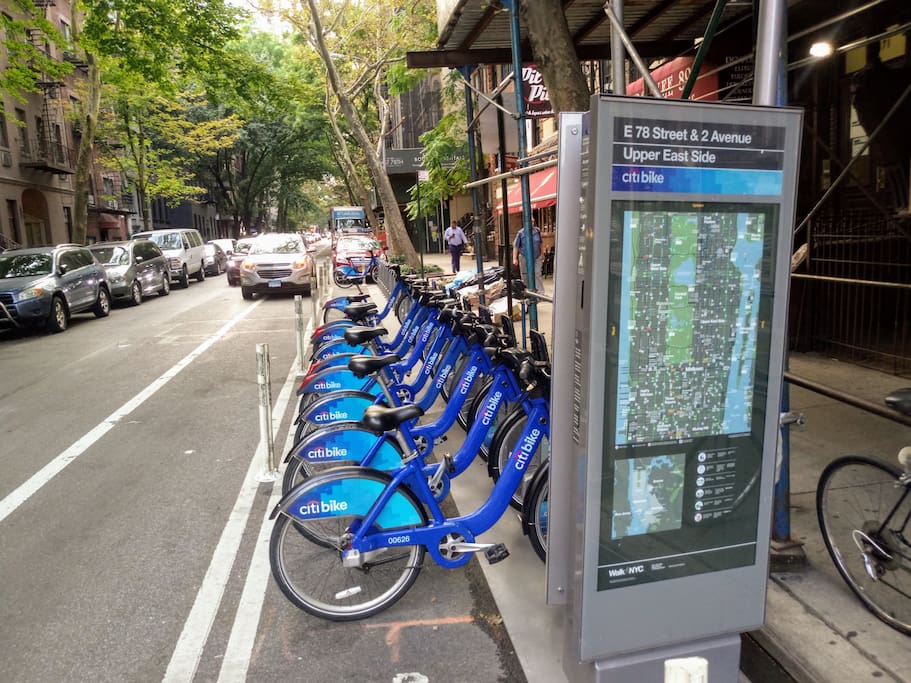 Citi Bike around the corner - commute like a New Yorker
