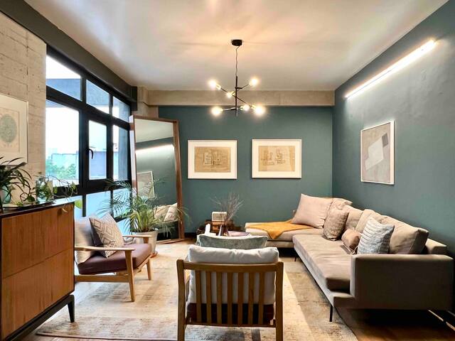 Lujoso depto. Roma Norte 2R/2B gallery image 2