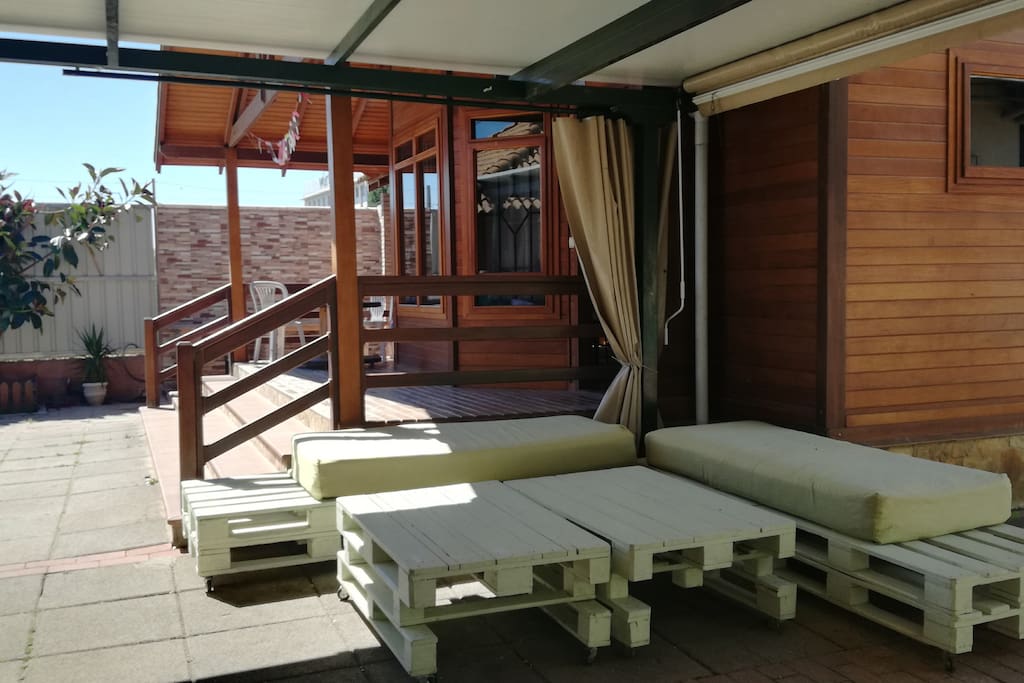 Zona exterior de la casa, zona chill Out