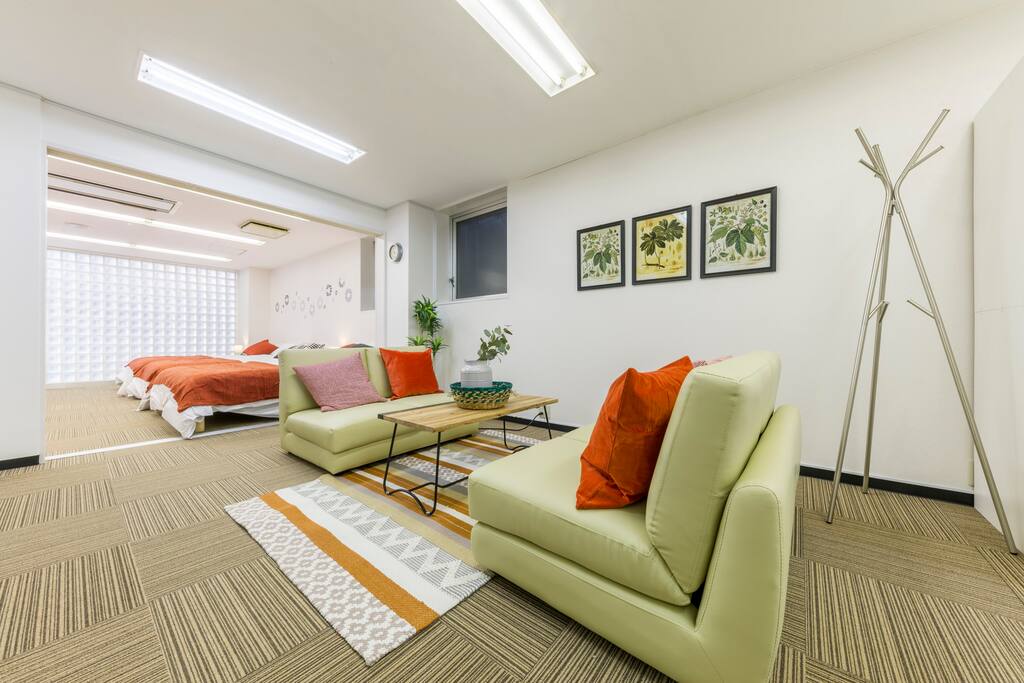 Clean living room