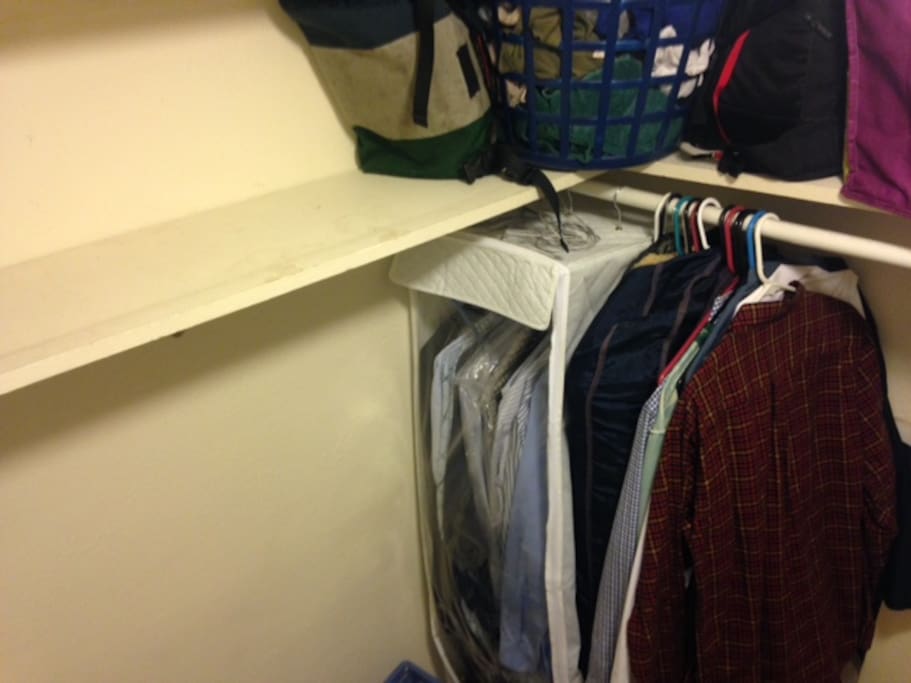 closet with my stuff in it
