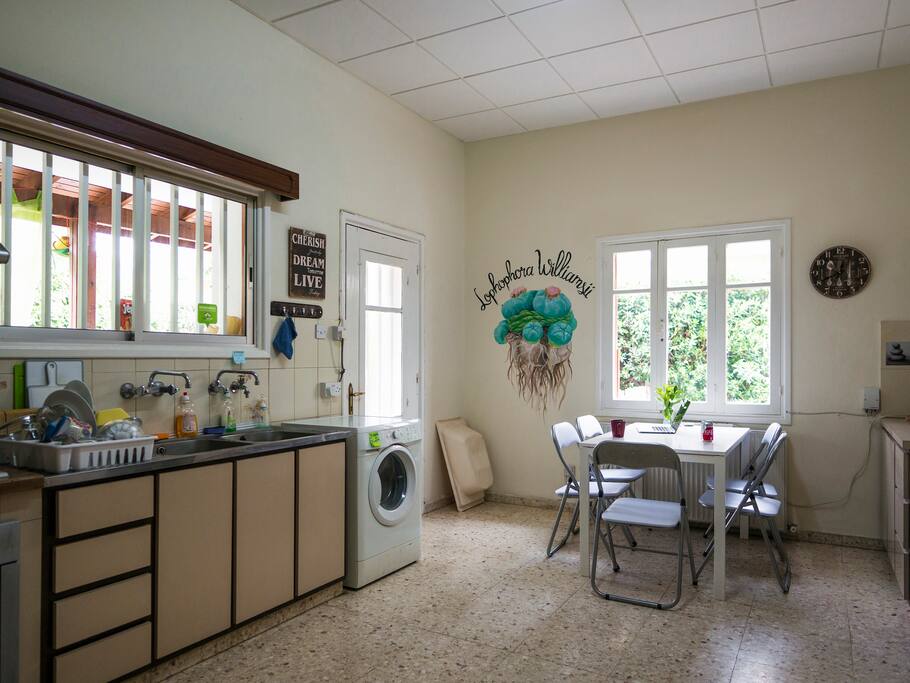 Big shared kitchen