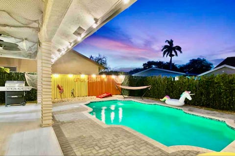 Spacious Sunny Oasis with Heated Inground Pool