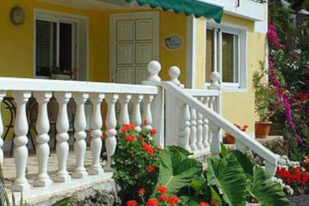 Eingang zum Gästeappartement