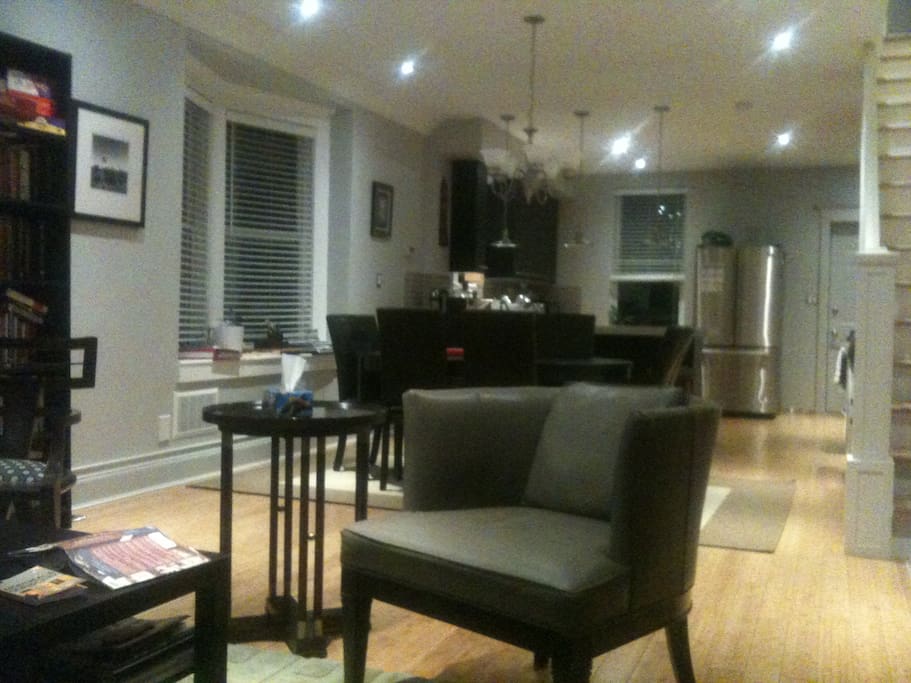 Dining table and Kitchen