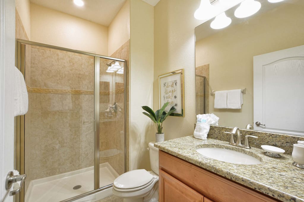 BATHROOM 1 - DOWN STAIRS
