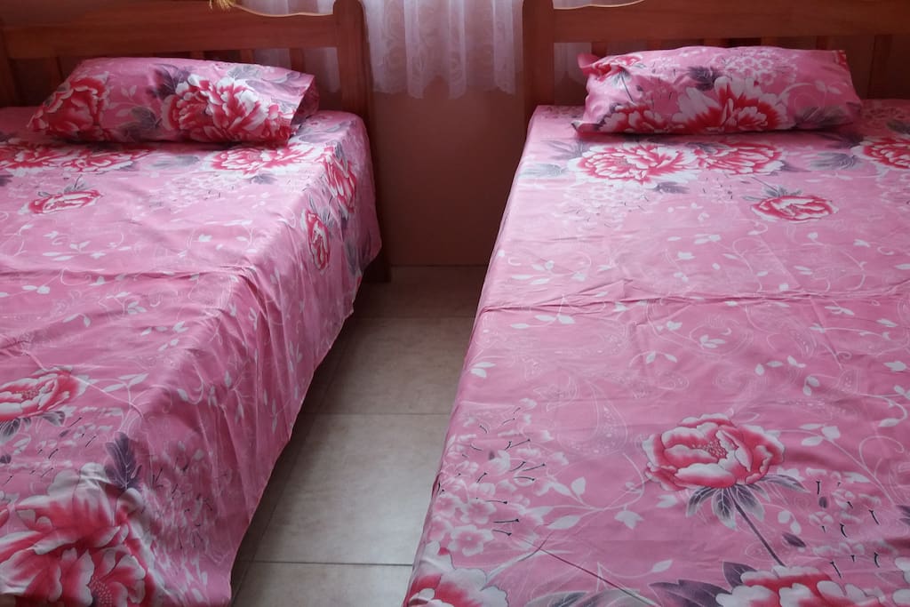 A typical single apartment with 2 beds sleeps 2 comfortable