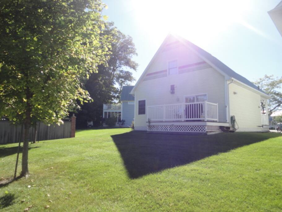 Rear of Cottage - Deck and Grill