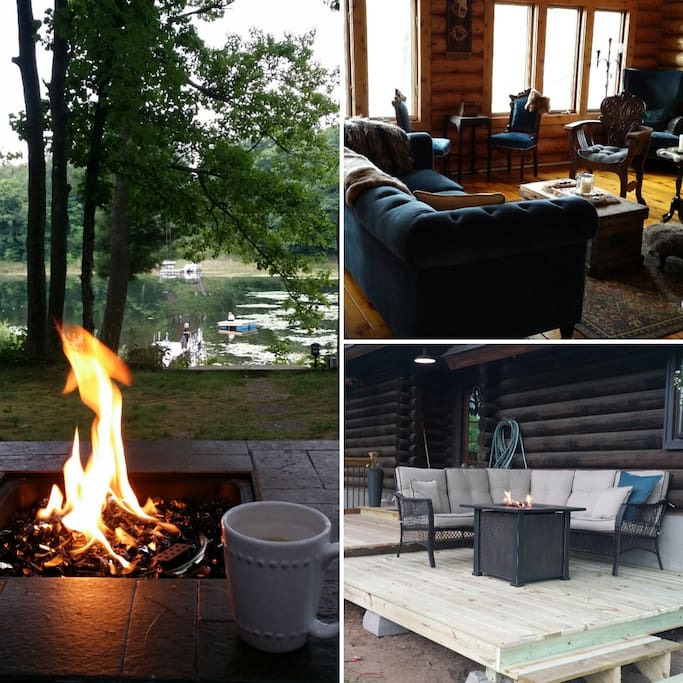 Fire table/Deck/Great Room